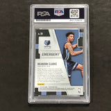 2019-20 Panini Prizm Emergent #28 Brandon Clarke Signed Card AUTO PSA Slabbed RC Grizzlies
