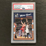 2016-17 Panini Donruss #32 Marc Gasol Signed Card AUTO PSA Slabbed Grizzlies