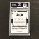 2015 NBA Hoops #138 Rudy Gobert Signed Card AUTO PSA Slabbed Jazz