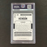 2015-16 NBA Hoops #193 John Henson Signed Card AUTO PSA Slabbed Bucks