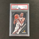 2013-14 Panini Pinnacle #174 John Henson Signed Card AUTO PSA Slabbed Bucks