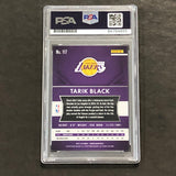 2015-16 Panini Prizm #117 Tarik Black Signed Card AUTO PSA Slabbed Lakers