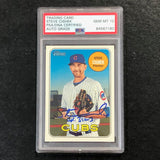 2018 Topps Heritage HIGH NUMBER #653 STEVE CISHEK Signed Card PSA Slabbed Auto 10 Cubs