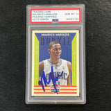 2012-13 Panini Past and Present #221 Maurice Moe Harkless Signed Card AUTO 10 PSA Slabbed Magic