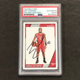 2015-16 Panini NBA Hoops #104 Eric Gordon Signed Card AUTO PSA Slabbed Pelicans