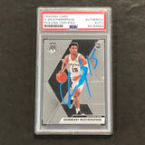 2019-20 Panini Mosaic #204 Quinndary Weatherspoon Signed Card AUTO PSA/DNA Slabbed RC Spurs