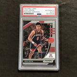 2020-21 Panini Prizm Draft Picks #61 Josh Green Signed Card AUTO PSA Slabbed RC Arizona