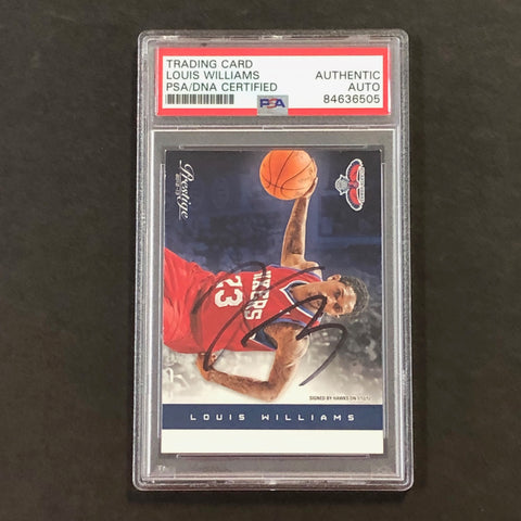 2012-13 Panini Prestige #142 Louis Lou Williams Signed Card AUTO PSA Slabbed 76ers