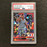 2020-21 Panini Prizm Draft Picks #57 Theo Maledon Signed Card AUTO PSA Slabbed RC Thunder