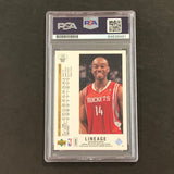 2008-09 NBA Upper Deck #175 Carl Landry Signed Card AUTO PSA/DNA Slabbed