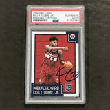 2015 NBA Hoops #283 Kelly Oubre Jr. Signed Card AUTO PSA Slabbed RC Wizards