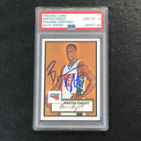 2005-06 Topps 1952 Style #69 Brevin Knight Signed Card AUTO 10 PSA Slabbed Bobcats