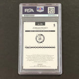 2016-17 Panini NBA Hoops #176 Jordan Mickey Signed Card AUTO PSA/DNA Slabbed Celtics