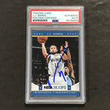 2012-13 NBA Hoops #122 JJ Barea Signed Card AUTO PSA/DNA Slabbed Timberwolves