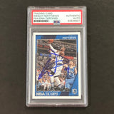 2016-17 NBA Hoops #211 Wesley Matthews Signed Card AUTO PSA Slabbed Mavericks