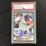 2017 TOPPS SERIES 1 #306 DAVID DAHL Signed Card PSA Slabbed Auto 10 Rockies RC Rookie