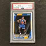 2016-17 NBA Hoops #286 Damian Jones Signed Card AUTO PSA/DNA Slabbed GSW RC