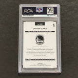 2016-17 NBA Hoops #286 Damian Jones Signed Card AUTO PSA/DNA Slabbed GSW RC