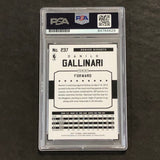 2015-16 NBA Hoops #237 Danilo Gallinari Signed AUTO PSA Slabbed Nuggets