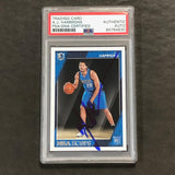 2016-17 NBA Hoops #297 A.J Hammons Signed Card AUTO PSA Slabbed Dallas Mavericks