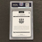 2016-17 NBA Hoops #297 A.J Hammons Signed Card AUTO PSA Slabbed Dallas Mavericks