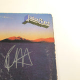 Rob Halford & Glenn Tipton Signed Vinyl Cover PSA/DNA Autographed Point of Entry Judas Priest