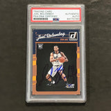 2016-17 Donruss #191 Joel Bolomboy Signed AUTO PSA Slabbed RC Jazz