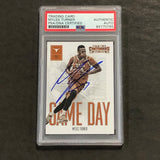 2015-16 Panini Contenders Draft Picks #29 Myles Turner Signed Card AUTO PSA Slabbed Texas