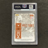 2015-16 Panini Contenders Draft Picks #29 Myles Turner Signed Card AUTO PSA Slabbed Texas