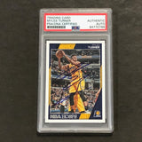 2016-17 Panini NBA Hoops #96 Myles Turner Signed Card AUTO Grade 10 PSA Slabbed