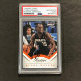 2013-14 Panini Prestige #9 Kemba Walker Signed Card AUTO PSA Slabbed Bobcats