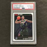 2014-15 NBA Hoops #290 Johnny O'Bryant Signed Card AUTO PSA/DNA Slabbed RC Bucks