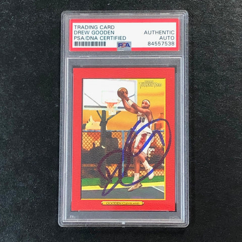 2006-07 Topps Turkey Red #74 Drew Gooden Signed Card AUTO PSA/DNA Slabbed Cavaliers
