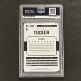 2015-16 NBA Hoops #256 P.J. Tucker Signed Card AUTO PSA Slabbed Suns