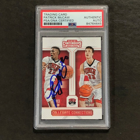 2016-17 Panini Contenders Draft Picks #6 Patrick McCaw Signed Card AUTO PSA Slabbed UNLV