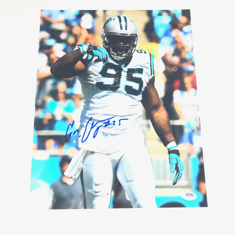 Charles Johnson signed 11x14 PSA/DNA Carolina Panthers autographed