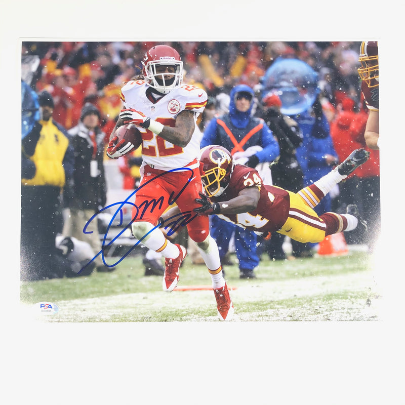 DEXTER McCLUSTER signed 11x14 photo PSA/DNA Kansas City Chiefs Autographed