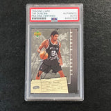 2006-07 Upper Deck Rookie Debut #85 Tim Duncan Signed Card AUTO PSA/DNA Slabbed Autographed Spurs