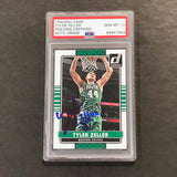 2014-15 Panini Donruss #110 Tyler Zeller Signed Card AUTO 10 PSA/DNA Slabbed Celtics
