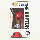 DAVID JOHNSON Signed The Raptor Funko Pop PSA/DNA Toronto Raptors Autographed