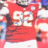 Dontari Poe signed 11x14 photo PSA/DNA Kansas City Chiefs Autographed