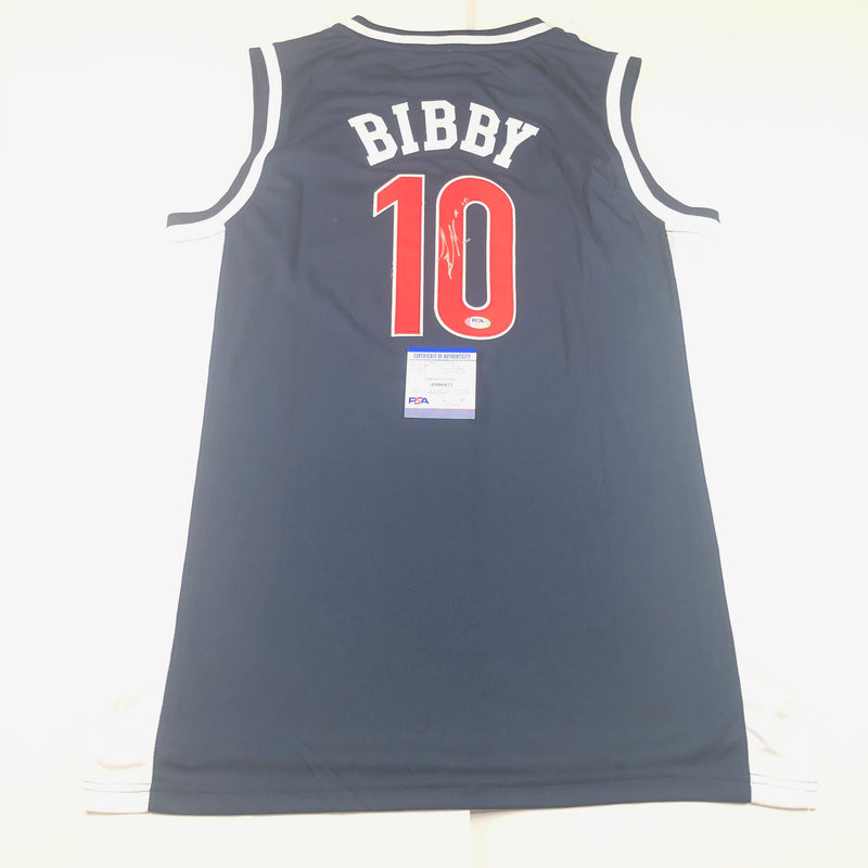 Mike Bibby signed jersey PSA/DNA Arizona Wildcats Autographed