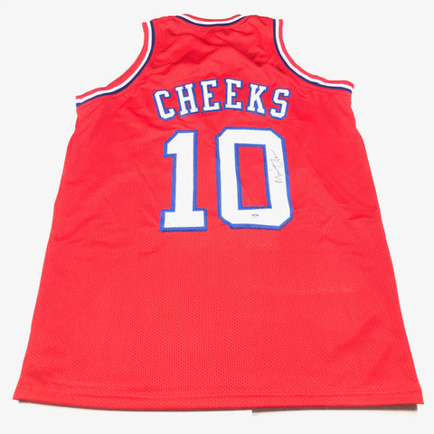 Maurice Mo Cheeks signed jersey PSA/DNA 76ers Autographed Sixers