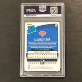 2018-19 Donruss Rated Rookie #175 Allonzo Trier Signed Card AUTO PSA Slabbed RC Knicks