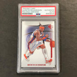 2008-09 Upper Deck Basketball #15 Quentin Richardson Signed Card AUTO PSA Slabbed Knicks