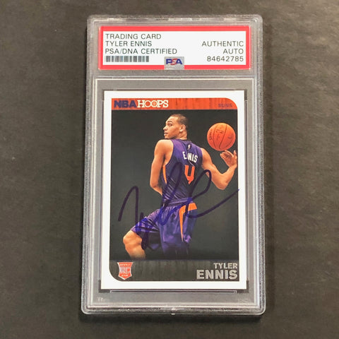2014-15 NBA Hoops #276 Tyler Ennis Signed Rookie Card AUTO PSA Slabbed RC Suns