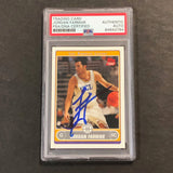 2006-2007 Topps #245 Jordan Farmar Signed Rookie Card AUTO PSA Slabbed Lakers