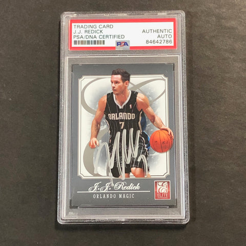2012-13 Panini Elite #56 J.J. Redick Signed Card AUTO PSA Slabbed Magic