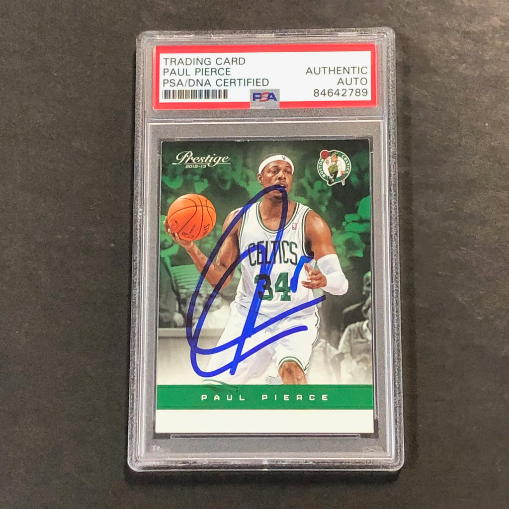 2012-13 Panini Prestige #150 Paul Pierce Signed Card AUTO PSA/DNA Slab –  Golden State Memorabilia