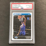 2014-15 NBA Hoops #254 Channing Fry Signed Card AUTO PSA Slabbed Magic